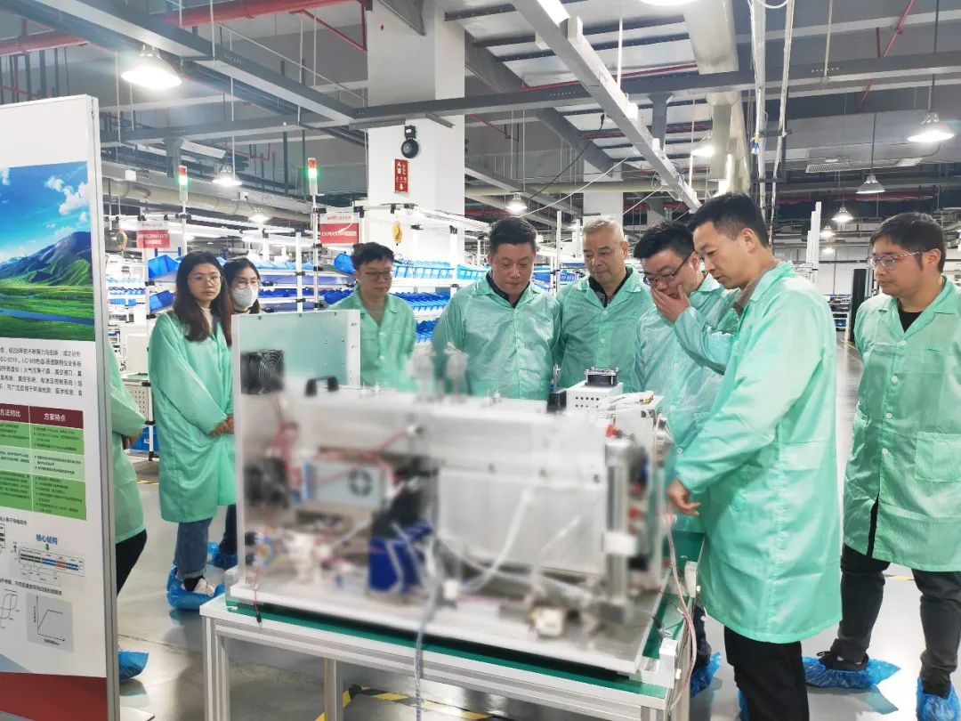 上海市质量监督检验技术研究院翁史昱所长一行参观调研和记AG科技